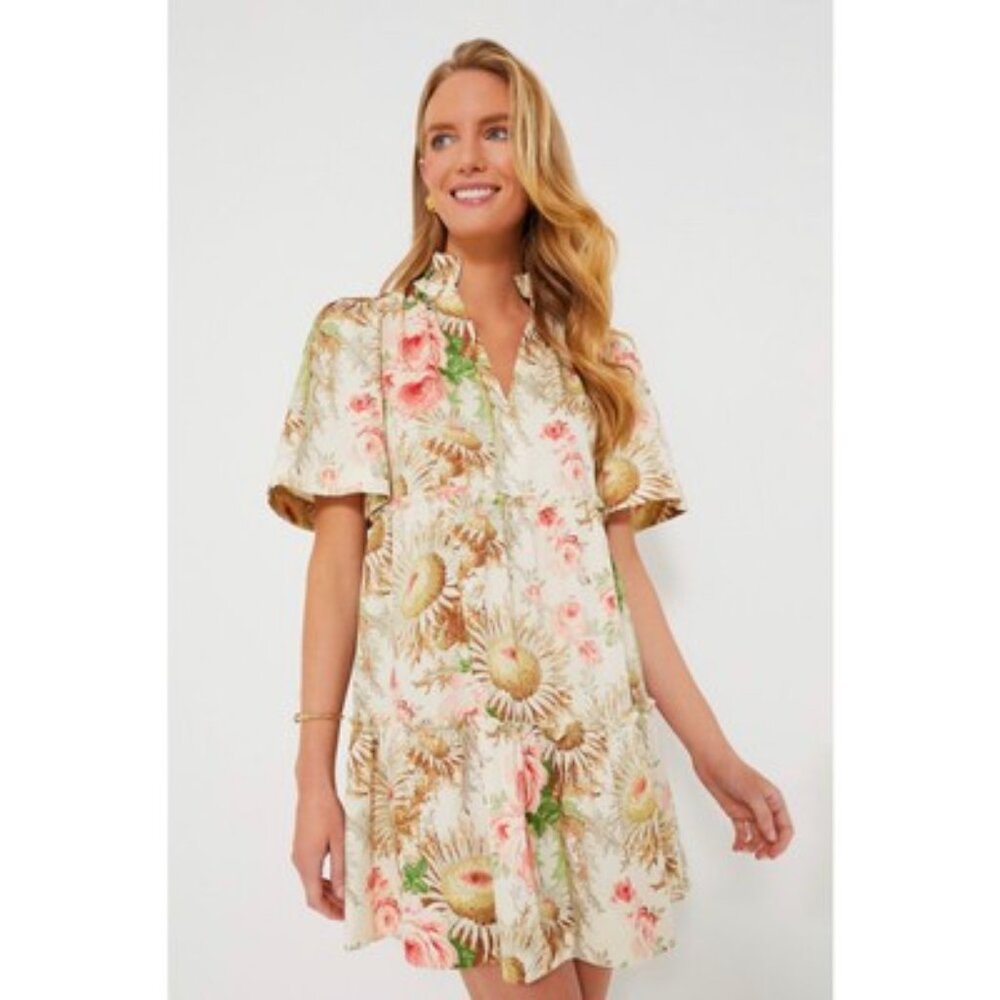 TUCKERNUCK Sun Faded Floral Crawford Dress  Size XL